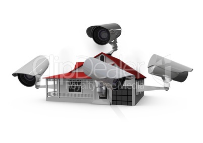 CCTV on a house