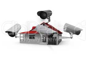 CCTV on a house