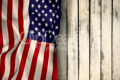 Composite image of american flag