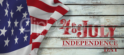 Composite image of independence day graphic