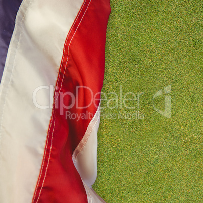 Composite image of us flag