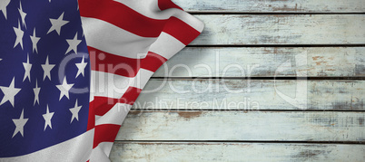 Composite image of focus on usa flag