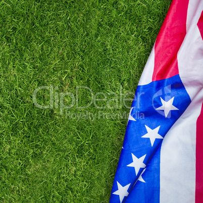 Composite image of us flag