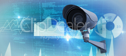 Composite image of cctv camera