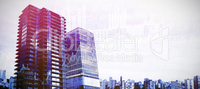 Composite image of composite image ofÃ?Â 3d office buildings