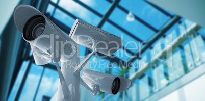 Composite image of cctv camera