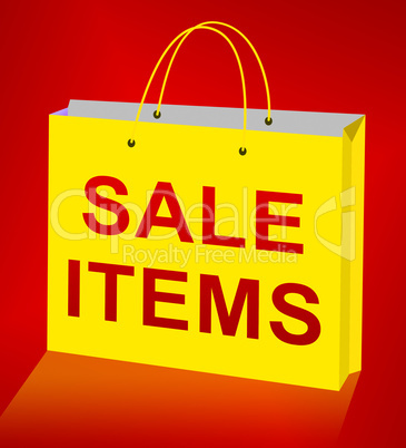 Sale Items Displays Discount Promo 3d Illustration