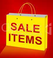 Sale Items Displays Discount Promo 3d Illustration