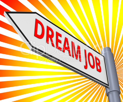 Dream Job Meaning Top Jobs 3d Illustration