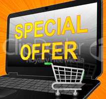 Special Offer Represents Big Reductions 3d Illustration