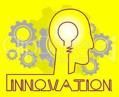 Innovation Cogs Shows Reorganization Transformation And Restruct