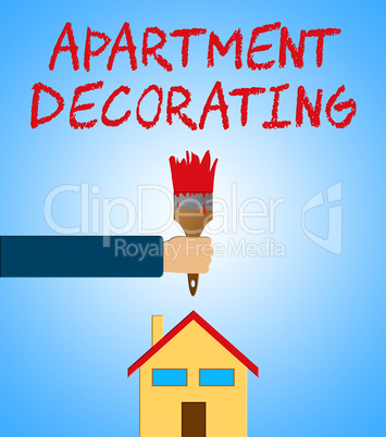 Apartment Decorating Meaning Condo Decoration 3d Illustration