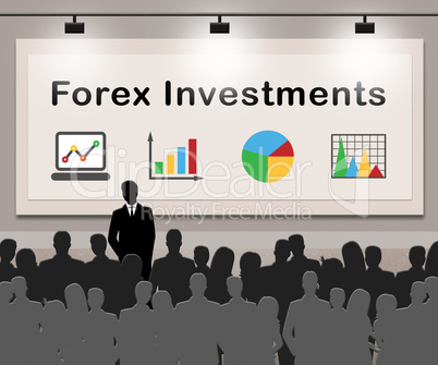 Forex Investments Means Foreign Exchange 3d Illustration