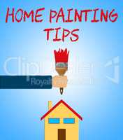 Home Painting Tips Means Renovation Ideas 3d Illustration