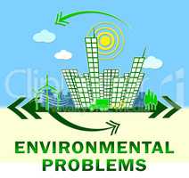 Environment Problems Design Shows Nature 3d Illustration