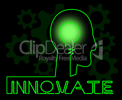 Innovate Brain Means Innovating Creative And Ideas