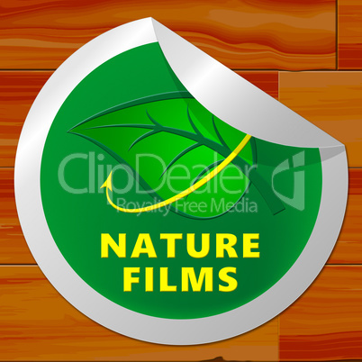 Nature Films Meaning Environment Movies 3d Illustration
