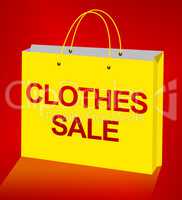 Clothes Sale Displays Cheap Fashion 3d Illustration