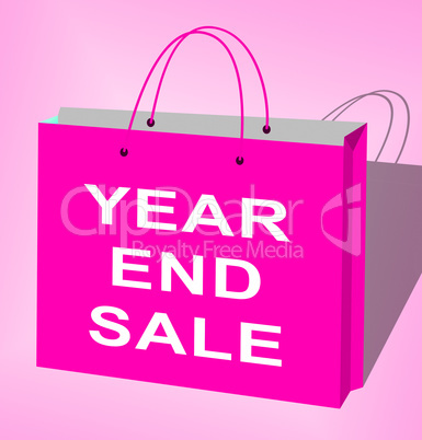 Year End Sale Displays Retail Clearance 3d Illustration