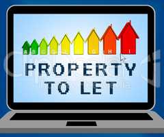 Property To Let Representing For Rent 3d Illustration
