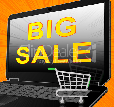 Big Sale Showing Massive Discounts 3d Rendering