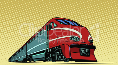 high speed passenger train
