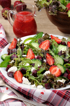 Strawberry Vinaigrette Salad