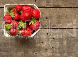 Tasty organic strawberries