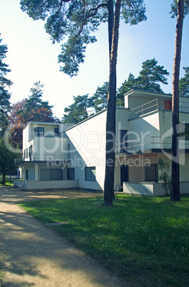 Bauhaus style architecture in Dessau