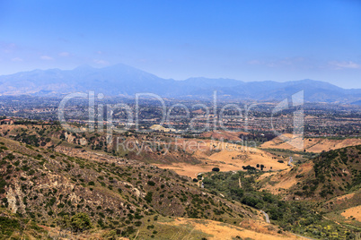 High hillside view in Aliso and Wood Canyons Wilderness Park in