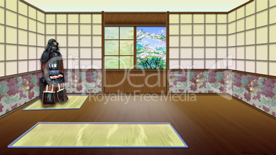 Traditional Japanese Room Interior