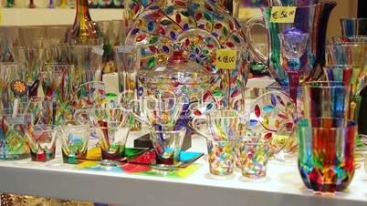 Venetian colorful souvenir from murano glass