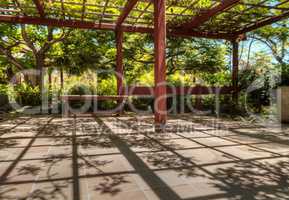 Tranquil Japanese Friendship Garden at the Balboa Park in San Di