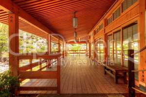 Tranquil Japanese Friendship Garden at the Balboa Park in San Di