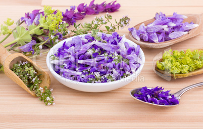 violet, edible flowers