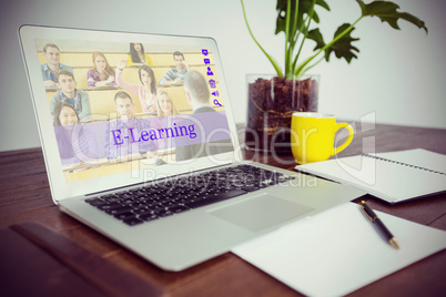 Composite image of composite image of online courses