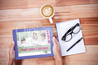 Composite image of composite image of part-time courses