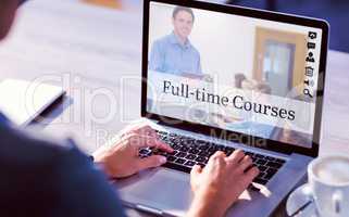 Composite image of composite image of online courses