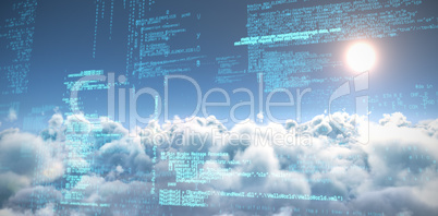 Composite image of blue codes Composite image of blue codes