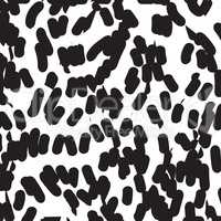 Abstract spot seamless pattern. Chaotic dot ornamental texture.