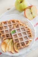 Belgische Waffeln mit Heidelbeeren