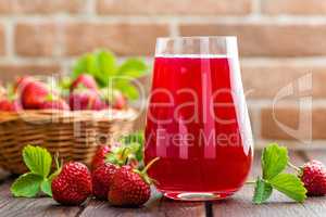 Strawberry juice