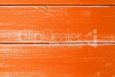 Orange Wooden Slats Background With Copy Space