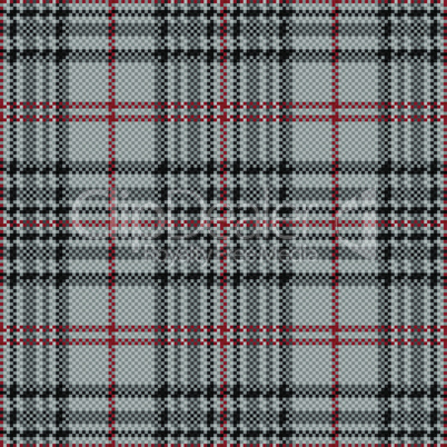 Rhombic seamless checkered pattern in grey and red