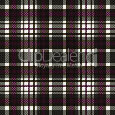 Seamless checkered pattern in grey, brown and red