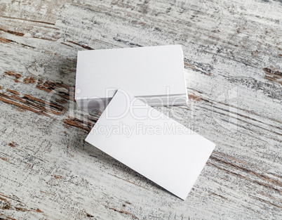 Empty business cards