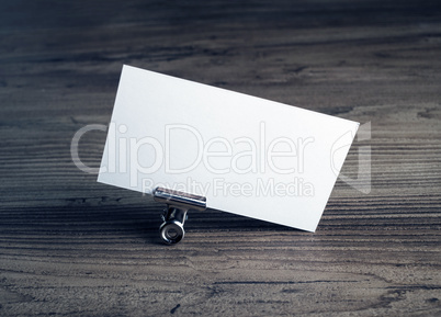 Photo of business card