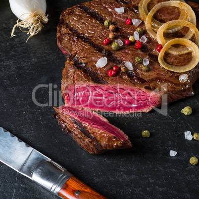 grilled steaks