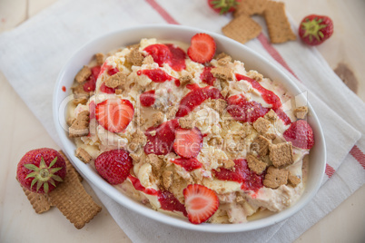 Erdbeer Käsekuchen Eiscreme