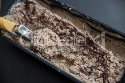 Haselnuss Schokoladen Eiscreme